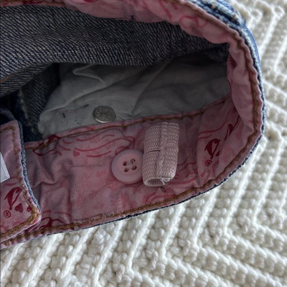 Levi’s girls jeans 517 size 5 stretch denim adjustable waistband‎ pink